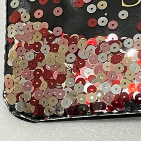 VICTORIA'S SECRET Zippered Confetti Make-up Bag/Wristlet NWOT - Picture 9 of 13